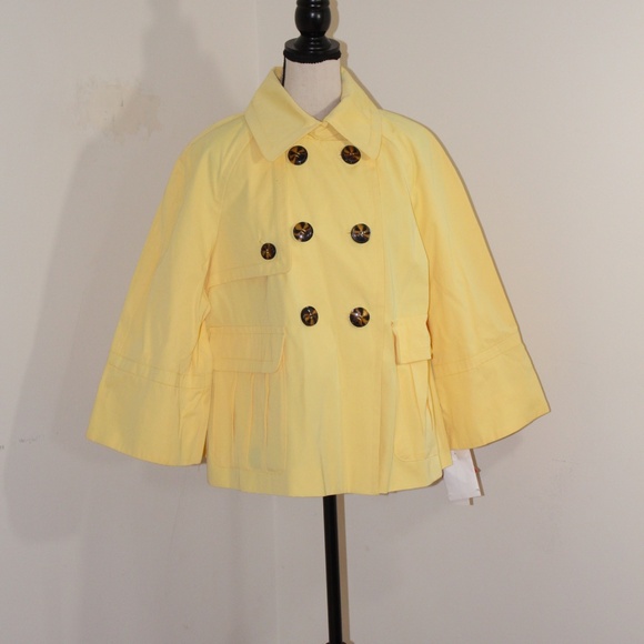 Style&co. Vibrant Yellow rain jacket - Picture 2 of 9